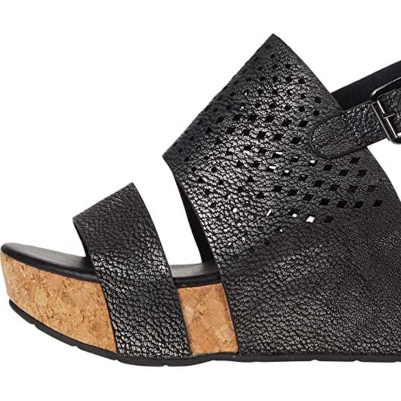 Platform Sandals - Pewter